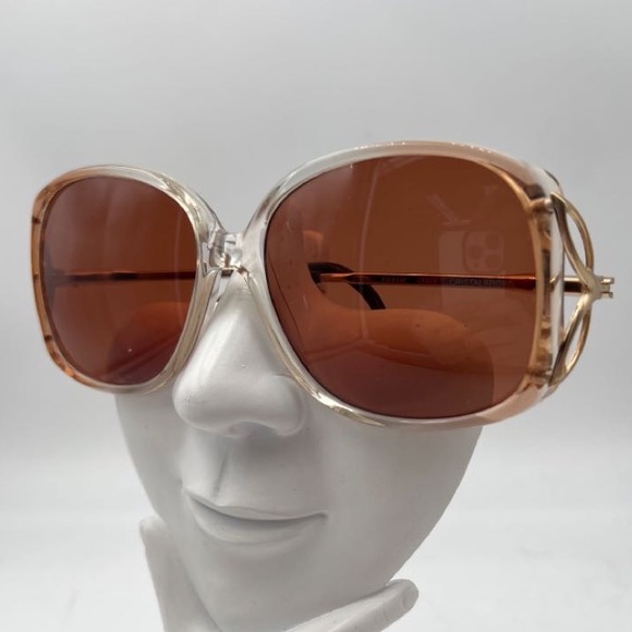 Vintage Berdel Brown Gold Oval Sunglasses Frames Rita - Picture 3 of 6